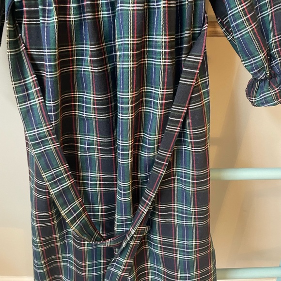 Red dress Botique Jodiful winter tartan plaid dress black green navy size s - Picture 10 of 10